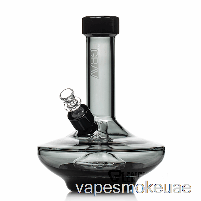 Vape Uae Grav أنابيب المياه ذات القاعدة العريضة الصغيرة الدخان / لهجات سوداء